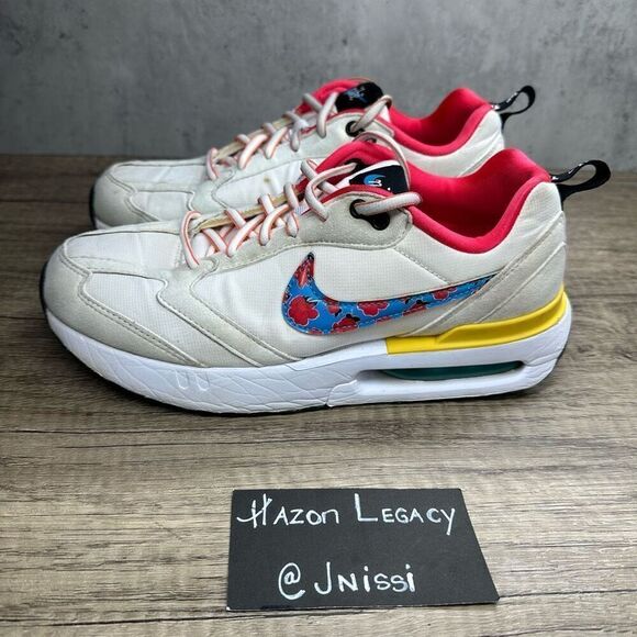 Nike~Girl’s~Air Max Dawn GS Multicolor Floral Swoosh Sneakers~Size 6 Y - Picture 1 of 8